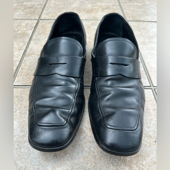 PRADA 
Leather Penny Loafer - Picture 1 of 14